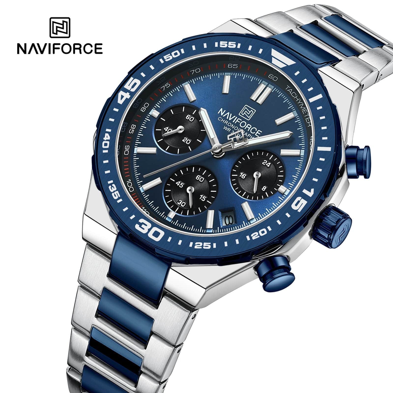 ساعت مردانه نیوی فورس NF8049 blue - تصویر ۵