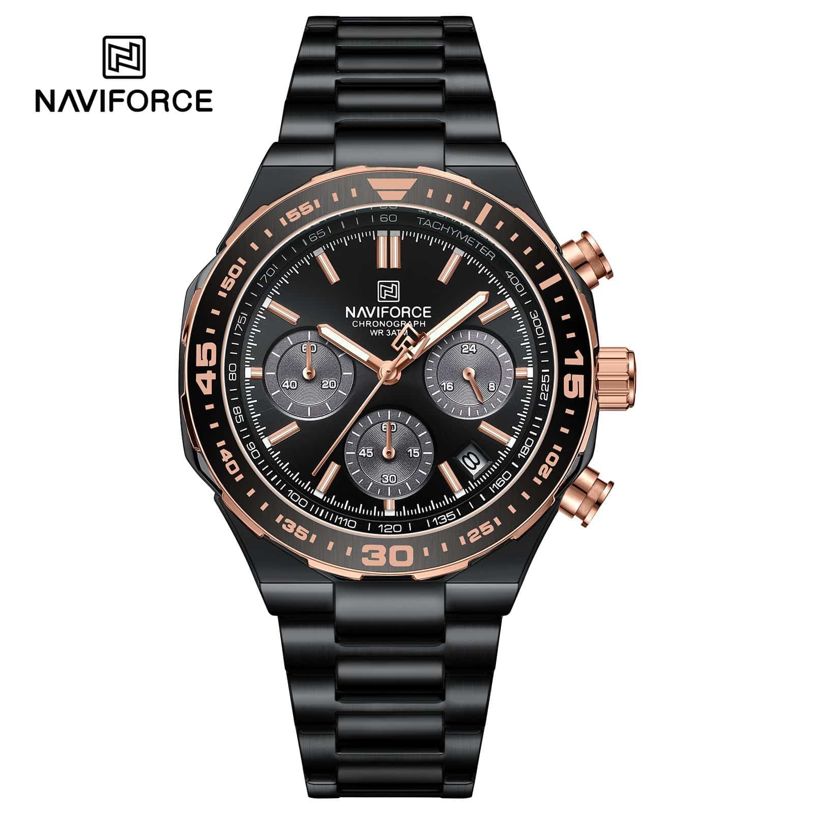 ساعت مردانه نیوی فورس NF8049 rosegold - تصویر ۲