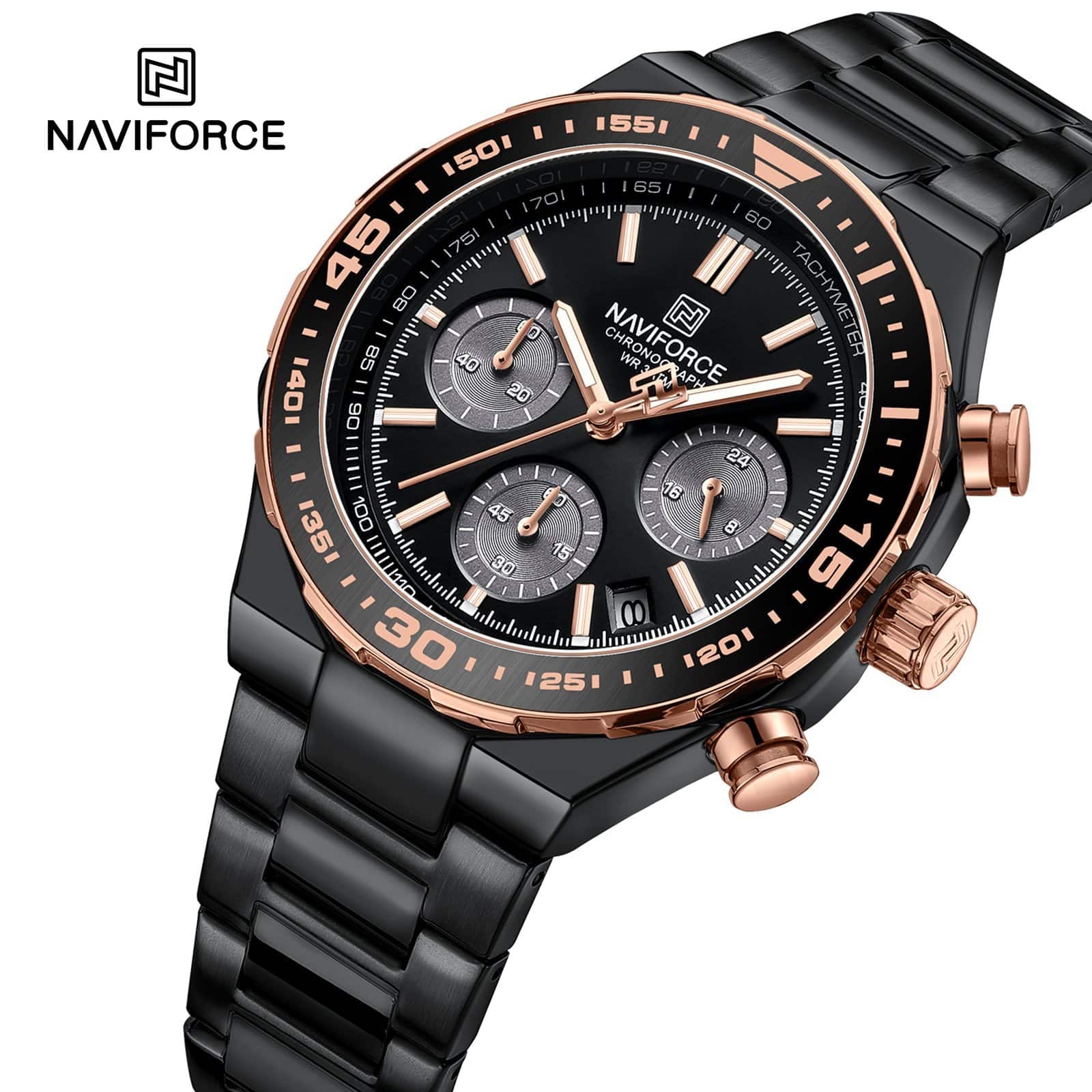 ساعت مردانه نیوی فورس NF8049 rosegold - تصویر ۳