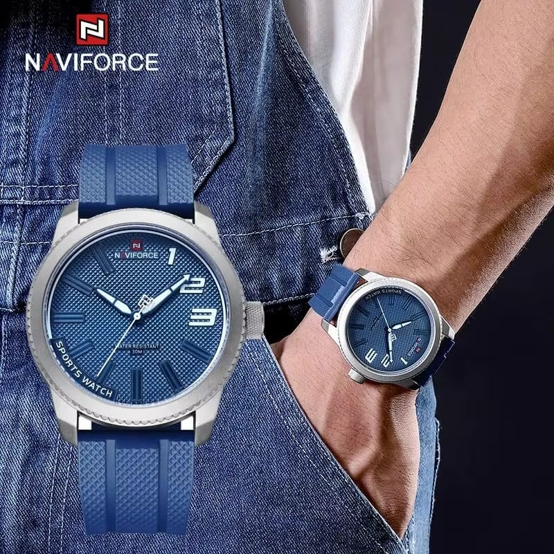 ساعت مردانه نیوی فورس NF9202 blue - تصویر ۴