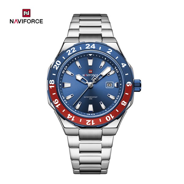 ساعت مردانه نیوی فورس NF9249 blue-red - تصویر ۲