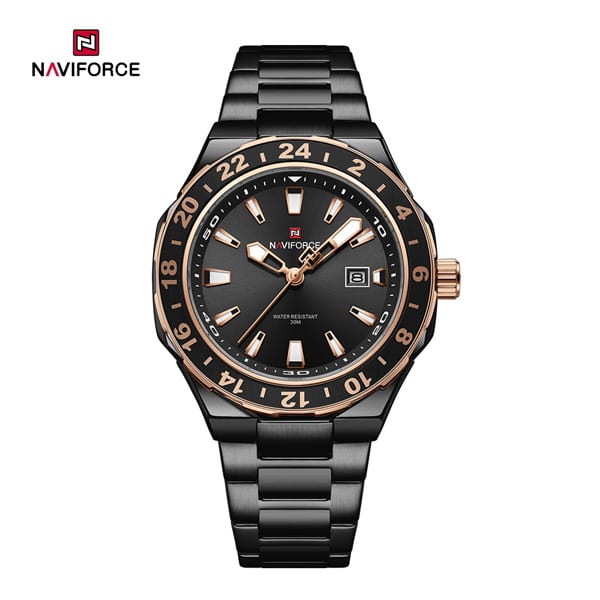 ساعت مردانه نیوی فورس NF9249 black-rose - تصویر ۲